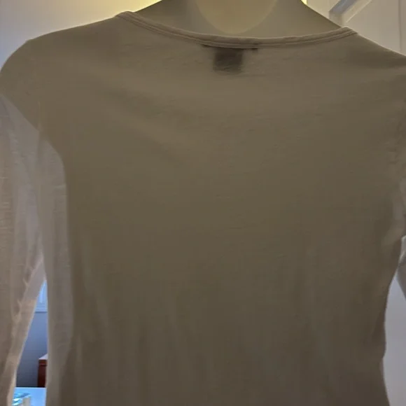 Ralph Lauren Scoop Neck Tee, White, XL, Good Condition! - Picture 4 of 5